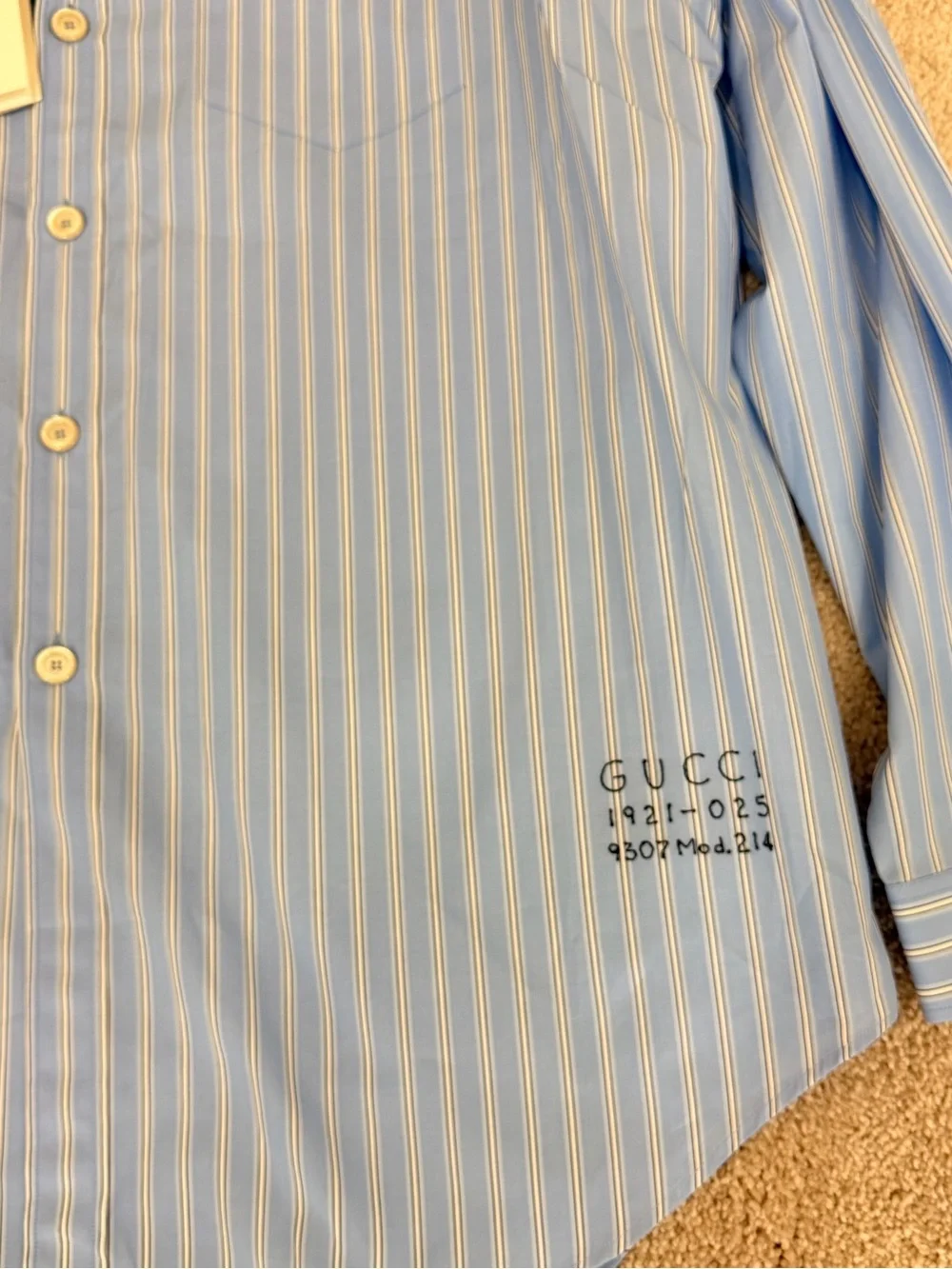 Gucci button front